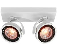 GTV Wally plafonnier 2x40 W blanc OS-WALLY2-00-DEC