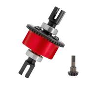 GTVNPOA Pièces De RC pour Arrma pour Infraction pour Limitless pour Typhon 6S 1/10 6S 1/8 1/7 Différentiel Avant Arrière en Métal 43T 13T pour Voiture Télécommandée(Red)