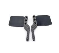 GTVNPOA Pièces De RC pour Arrma pour Mojave V2 EXB 1/7 Bavettes Garde-Boue Caoutchouc avec Support Fibre Carbone Accessoires Voitures Télécommandées Mises Niveau