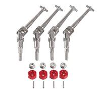 GTVNPOA Pièces De RC pour MJX pour Hyper Go 16207/8/9/10 H16 H16BM H16PL 14210 H14bm 1/14 1/16 Écrou D'accouplement Métallique CVD Arbre Transmission Rechange Voiture RC(Red)