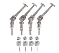 GTVNPOA Pièces De RC pour MJX pour Hyper Go 16207/8/9/10 H16 H16BM H16PL 14210 H14bm 1/14 1/16 Écrou D'accouplement Métallique CVD Arbre Transmission Rechange Voiture RC(Silver)