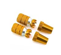 GTVNPOA pour Mc8b 6c At9 pour Futaba DIY Rc Car Parts 2pcs Aluminium Plane Controller Rocker Head M3 3mm Gimbal Sticks Ends Pièces De RC(Yellow)