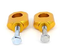 GTVRFLOKI Compatible avec CRF450RL 2019-2021 pour CR125R pour CR250R 2000-2007 Moto 28 Mm Guidon Fat Bar Risers Montage Pince Guidon Riser Rehausseurs Guidon Moto(Yellow)