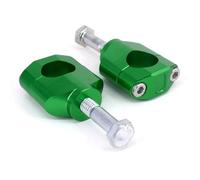 GTVRFLOKI Compatible avec CRF450RL 2019-2021 pour CR125R pour CR250R 2000-2007 Moto 28 Mm Guidon Fat Bar Risers Montage Pince Guidon Riser Rehausseurs Guidon Moto(Green)