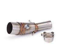 GTVRFLOKI Compatible avec Forza 350 2021 2022 2023 2024 L'échappement De Moto Modification du Tuyau De Liaison Intermédiaire, Ligne D'interface 51 Mm Moto Echappement