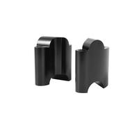 GTVRFLOKI Compatible avec Sportster pour XL1200 XL48 48 2010 Rehausseur De Guidon 50mm Bloc D'extension De Montage De Guidon Rehausseur De Barre De Main Rehausseurs Guidon Moto(Black)