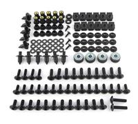 GTVRFLOKI Compatible avec Suzuki pour SFV650 Gladius 2009-2018 pour V-Strom 650 pour DL650 2004-2008 Kit De Boulons De Carénage De Moto Clips Carénage Vis De Carrosserie Écrous boulons de Moto(Black)