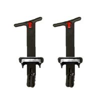 GTVRFLOKI Compatible avec VW pour Jetta pour MK4 1999-2003 2004 2005, Loquet De Capot De Moteur De Voiture, Calandre, Poignée De Tige De Traction, OEM:1J5823593C 1J0823509E Attache Rapide Capot(2X)