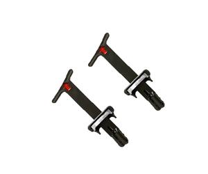 GTVRFLOKI Compatible avec VW pour Jetta pour MK4 1999-2003 2004 2005, Loquet De Capot De Moteur De Voiture, Calandre, Poignée De Tige De Traction, OEM:1J5823593C 1J0823509E Attache Rapide Capot(2X)