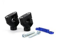 GTVRFLOKI Compatible avec Yamaha pour MT-07 pour FZ-07 2015 2016 2017 2018 2019 2020 Ensemble De Supports De Guidon pour Guidons De 28,6 Mm 22,2 Mm Rehausseurs Guidon Moto(Blue)