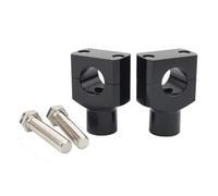 GTVRFLOKI Compatible avec Yamaha pour V-Star 650 pour Custom pour Silverado Moto 7/8" 1" Pince De Rehaussement De Guidon 22 Mm 25 Mm Accessoire De Guidon Rehausseurs Guidon Moto(Black,25mm)