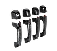 GTVRFLOKI poignée porte Compatible Avec Pour Dodge Pour Ram 1500 2019 2020 2021 Poignée Porte Décoration Couverture Garniture Poignée Porte Coque 8 Pièces Couverture Décorative Extérieur