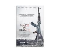 GTYATEN Made in France Poster mural sur toile esthétique Musique et films Peinture décorative pour salon, chambre à coucher, 50 x 75 cm, style sans cadre