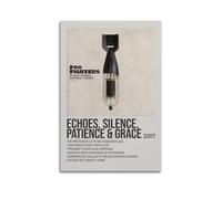 GTYATEN Poster Echoes, Silence, Patience & Grace par Foo Fighters - Impression sur toile décorative pour salon, chambre à coucher - 30 x 45 cm - Style sans cadre