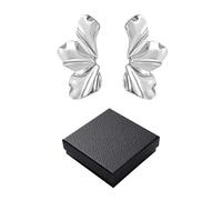 GTYHH 1 Paire De Boucles d'oreilles, 1 Boîte À Bijoux, Boucles d'oreilles Asymétriques Personnalisées, Pétales Rétro Mats, Vêtements De Shopping Quotidien, Décoration De Fête, Collection De Bijoux.