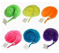GTYHH 12 Insectes Arc-en-Ciel Magiques Élastiques Et 5 Tubes À Plumes, Torsion Douce, Interaction Amusante, Décompression Facile, Adapté À L'Interaction De Fête, Enfants Et Adultes avec Qui Jouer.