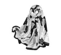 GTYHH 1Foulard Imprimé Floral Élévé et Polyvalent, Doux et Lisse, Décoratif Pour Tenues Femmes