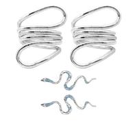GTYHH 2 Colliers Serpent Argentés Réglables, 1 Paire De Boucles d'oreilles Serpent, Colliers Pliables Et Enroulés, Boucles d'oreilles Mode Et Personnalisées.