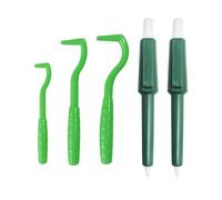 GTYHH 2 Pièces D'Outils De Capture De Tiques Et 3 Clips, Chats Et Outils De Retrait De La Flotte De Chiens, Clips De Cubs en Plastique, Agents De Nettoyage d'animaux De Compagnie.