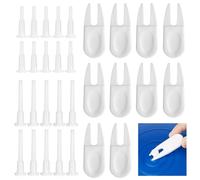 GTYHH 20 Morceaux De Bouchons d'air Yogamall Et 10 Parties De L'Air De Tirage De Démontage, Accessoires De Balle De Yoga, Remplacement De La Balle De Fitness, Arrêt d'air De Massage -Ball.