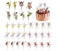 GTYHH 24 Pièces Danseurs Plugin De Gâteaux Thématiques, Décorations De Gâteaux Créatives, Filles pour La Fête d'anniversaire pour Filles, Accessoires Doux Et Mignons.