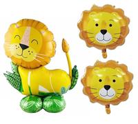 GTYHH 3 Pièces De Ballons De Lion, Ballons en Forme d'animal, Décorations d'anniversaire pour Enfants, Décorations De Fête À Thème Et Accessoires De Récompense pour Enfants.