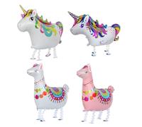 GTYHH 4 Ballons Animaux Tridimensionnels De Dessin Animé, Jouets Gonflables pour Enfants, Cadeaux d'anniversaire pour Filles, Fournitures De Décoration De Fête De Noël.