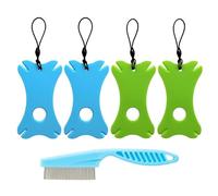 GTYHH 4 Pièces avec Outil De Saisie De Tiques De Loupe Et 1 Peigne Aux Puces, Peigneuse À Partir d'animaux De Compagnie, Agents De Nettoyage d'animaux.