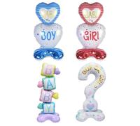 GTYHH 4 Pièces Ballons, Accessoires De Sexe De Bébé, Décorations De Fête De Bébé, Décorations De Fête Créatives.