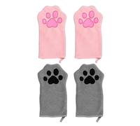GTYHH 4 Pièces Serviettes pour Animaux De Compagnie, Réutilisables, S De Nettoyage pour Chats Et Chiens, Daim Absorbant, Cadeaux pour Les Amoureux des Animaux.