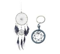GTYHH Attrape-Rêves 1 Pièce Et Porte-Clés Attrape-Rêves 1 Pièce, Pendentif Créatif, Pendentif De Décoration pour La Maison, Pendentif Tissé