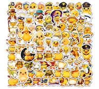 GTYHH Autocollants De Canard Jaune Imperméables 100 Pièces, Autocollants De Canard Mignons, Autocollants De Graffitis d'animaux, Adaptés Au Scrapbooking, Aux Ordinateurs Portables, Aux Bagages