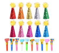 GTYHH Chapeur Top En 10 Parties, Fabricant De Sons En 10 Parties, Anniversaire D'Animaux De Compagnie, Décoration De Vacances, Accessoires De Fête, Cadeaux De Fête.