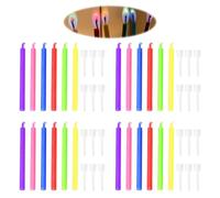 GTYHH Ensemble De Bougies d'anniversaire 24 Pièces, Bougies À Flammes Colorées, Bougies d'anniversaire pour Enfants, Bougies d'anniversaire pour Adultes, Bougies De Décoration De Fête d'anniversaire