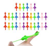 GTYHH Jouet De Poussin Jaune 30 Pièces, Ensemble De Jouets De Fronde À Doigt, Catapulte De Doigt Créative, Jouet Gonflable Amusant, Jouet De Poussin Amusant