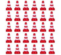 GTYHH Mini Cônes De Signalisation 30 Pièces, Modèles De Barrage Routier, Panneaux De Barrage Routier, Modèles Pédagogiques pour Enfants, Jouets Modèles pour Enfants