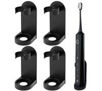 GTYHH Porte-Brosse À Dents Électrique en 4 Parties, Barre De Brosse À Dents Montée sur Le Mur, Étagère De Roulement De Tasserie, Adapté Aux Salles De Bains Et Aux Salles De Bains.