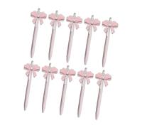 GTYLF 10 pièces gel rétractable nœud papillon avec poignée confortable à encres gel à pointe fine de 0, 5 mm pour journal étudiant croquis à bille courbé papillon