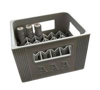 GTYLF Boîte de Rangement de Batterie, de Batterie imprimé en 3D de capacité pour Batteries 2A 3A, Solution empilable et Peu encombrante, boîtier en Plastique