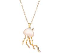 GTYLF Collier pendentif méduse élégant finition sablée chaîne de clavicule réglable déclaration bijoux Couple chaînes ras du cou bijoux à la mode