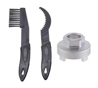 GTYLF Ensemble d ' Outils Essentiels de 3 pièces avec grattoir à poignée antidérapante et Brosse en Nylon Robuste pour des Outils d ' Entretien approfondi du vélo