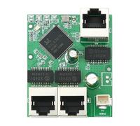 GTYLF Module de Commutation Gigabit Complet Portable à 3 Ports Ethernet RJ45 Carte mère de Transmission vidéo pour Le Changement de caméra d ' Observation de réseau Domestique