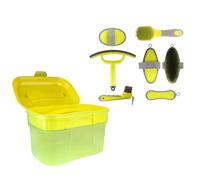GTYLF Show Prep Kit de toilettage pour Chevaux avec boîte de Rangement Cavassion, Brosse équine et Peigne pour l ' Entretien Quotidien du Pelage, Utilisation Stable et Rangement Facile