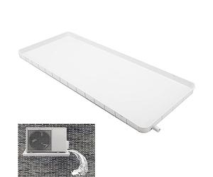 Gtzly Bac d'éGouttage for Climatiseur, Bac à Eau for Unité Interne Et Externe de Climatiseur, Parfait for Les SystèMes de Pompe à Chaleur de Climatiseur Divisé IntéRieur/ExtéRieur (Color : 81.5x33cm/