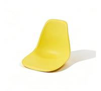Gtzly Banc Extérieur Multicolore, Siège sans Pieds en Plastique pour Attente et Enregistrement, Chaises de Réception pour Salon, Barbier, Aéroport, Hall de Banque(Yellow)