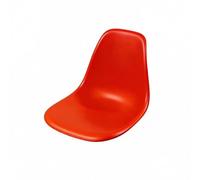 Gtzly Banc Extérieur Multicolore, Siège sans Pieds en Plastique pour Attente et Enregistrement, Chaises de Réception pour Salon, Barbier, Aéroport, Hall de Banque(Red)