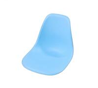 Gtzly Banc Extérieur Multicolore, Siège sans Pieds en Plastique pour Attente et Enregistrement, Chaises de Réception pour Salon, Barbier, Aéroport, Hall de Banque(Blue)