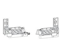 GU -966/200 Chariot de base en carton gauche, 180 kg