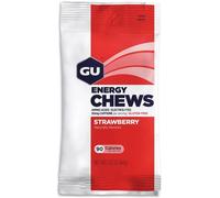 GU Energy GU Energy Chews 60 g Strawberry Gels énergétiques ks Rouge