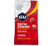 GU Energy GU Energy Chews Fruit Punch (60g) Gels énergétiques OS Rouge